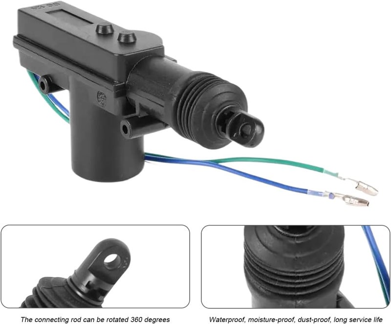 Sandfren Car Power Door Lock Actuator, 2PCS 12V 2 Wire Heavy Duty Central Automotive Locking System Actuator Kit, Vehicle Replacement Accessories, Universal for SUV Sedan Trucks - Image 4